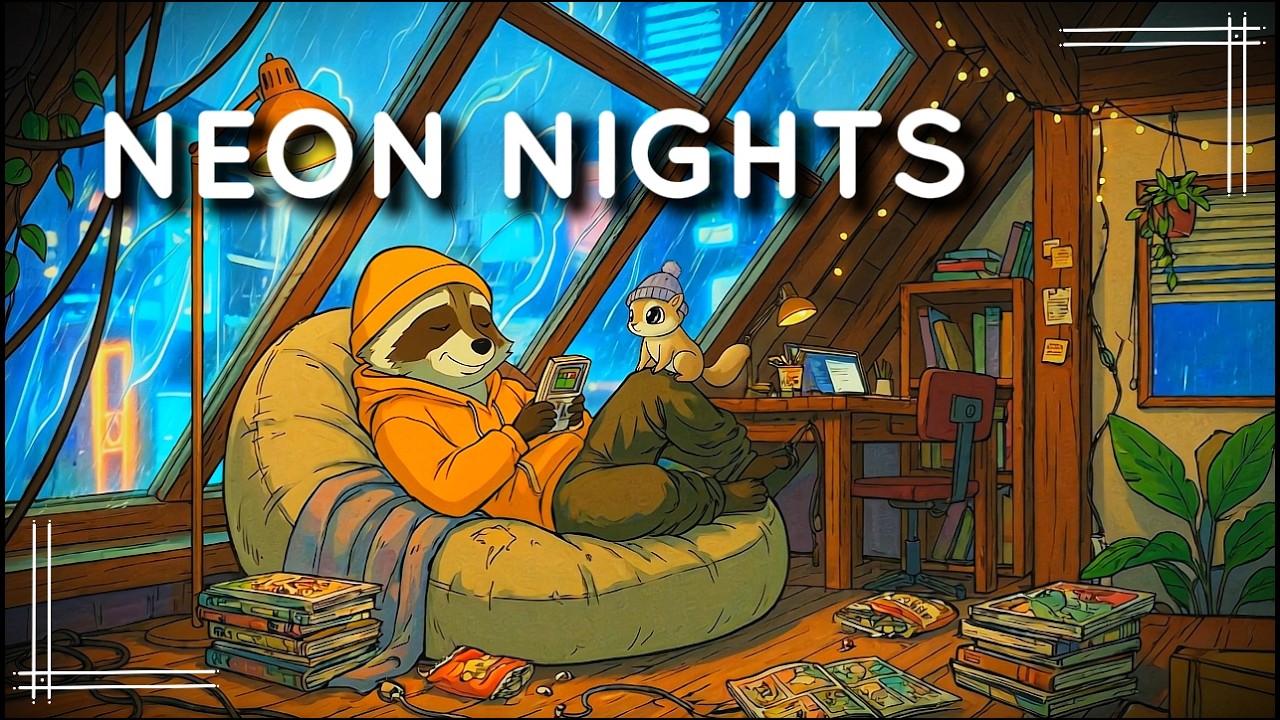 Rainy Attic Hideaway 🌧️ | Cozy Lofi Hip Hop for Study & Chill