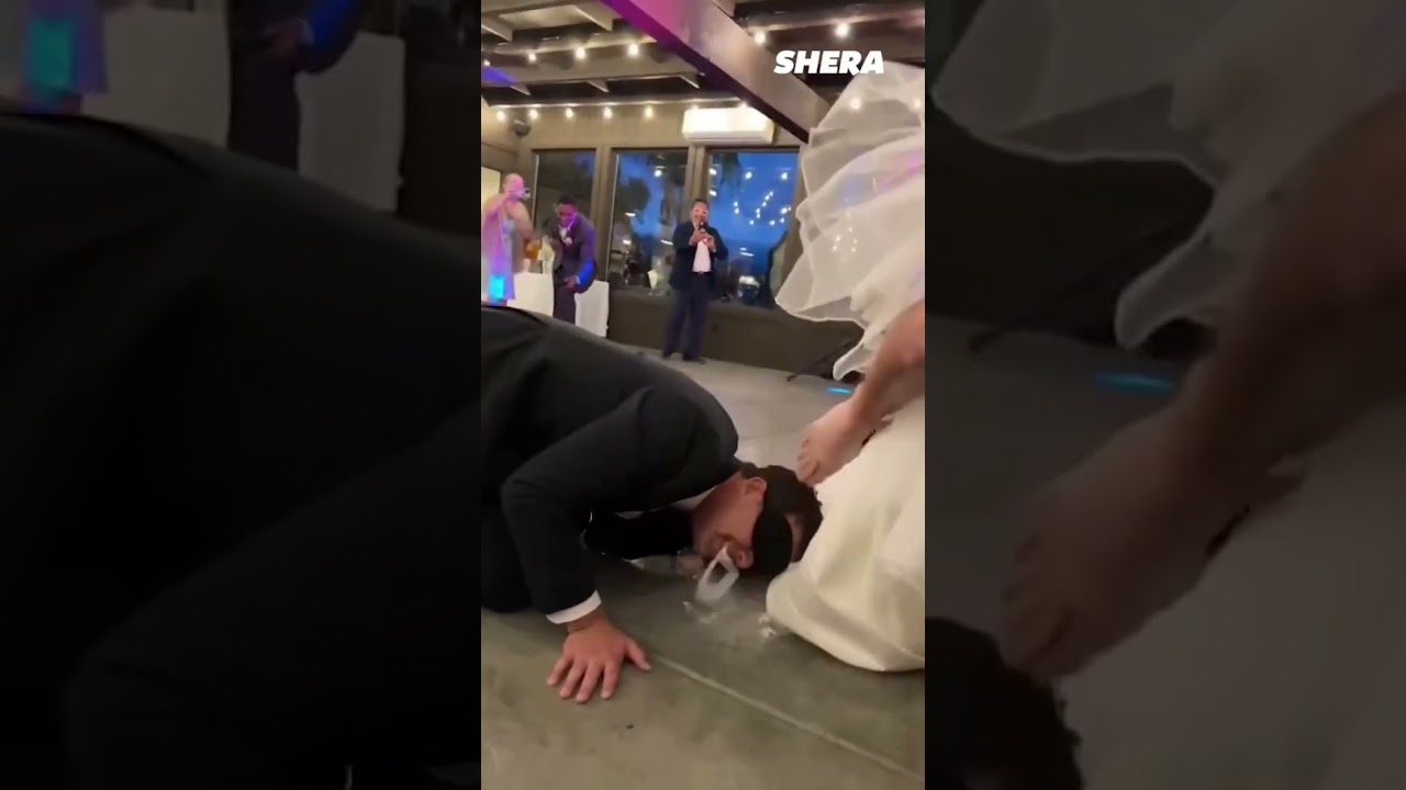 Bride plays wedding prank on groom #shorts #funny #fail #weddingprank #weddingday