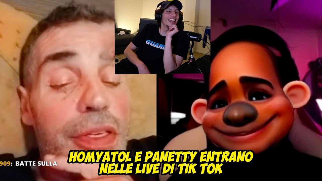 Homyatol e Panetty entrano nelle live di Tik Tok
