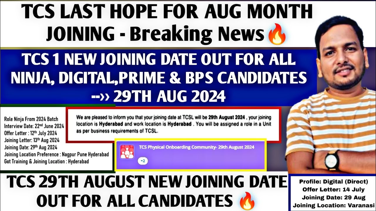 TCS JOINING & ONBOARDING GOOD NEWS 🎉| BREAKING NEWS 🔥 | JOINING LETTER GENERATED | ALL PROFILE,OL,JL