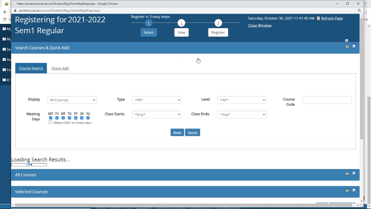 KU Online Units Registration DIY