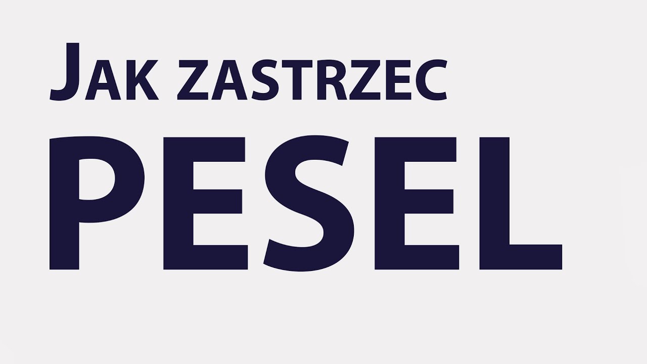 ZASTRZEŻ PESEL! Jak to zrobić? Instrukcja Chcesz uniknąć kredytu? Zablokuj swój numer Pesel!