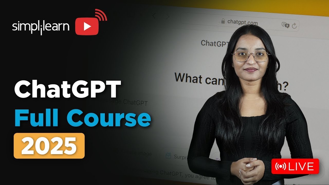 ChatGPT Full Course For 2026 | ChatGPT Tutorial For Beginners | ChatGPT Course | Simplilearn