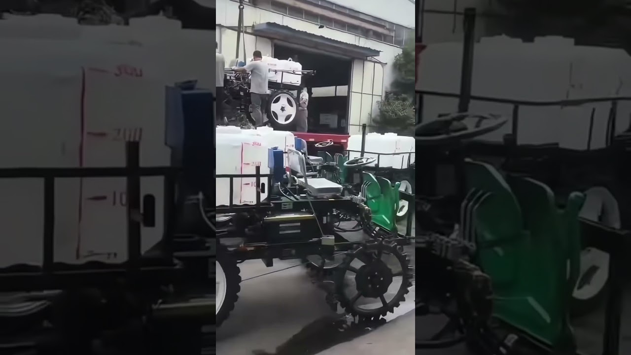 Delivery of a pallet #Self-propelled boom sprayer #Sprayer manufacturer