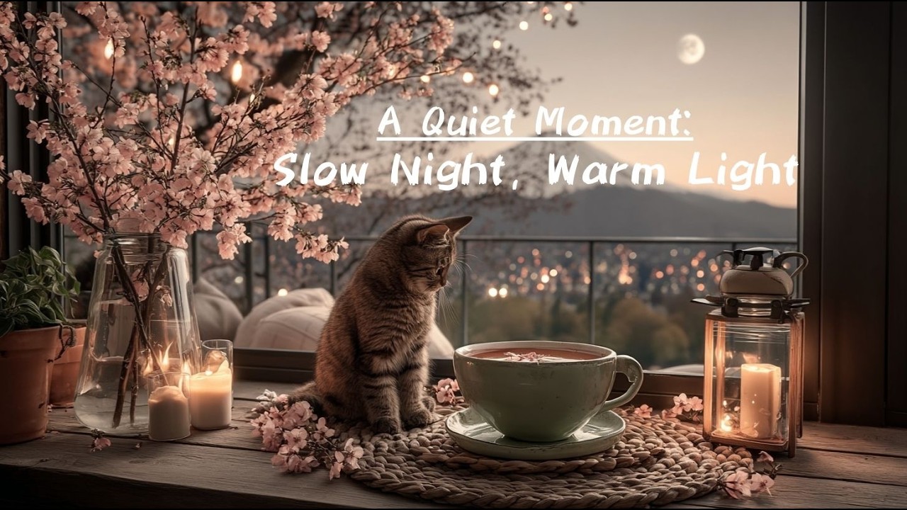 【癒やされるBGM】🌙A Quiet Moment: Slow Night, Warm Light