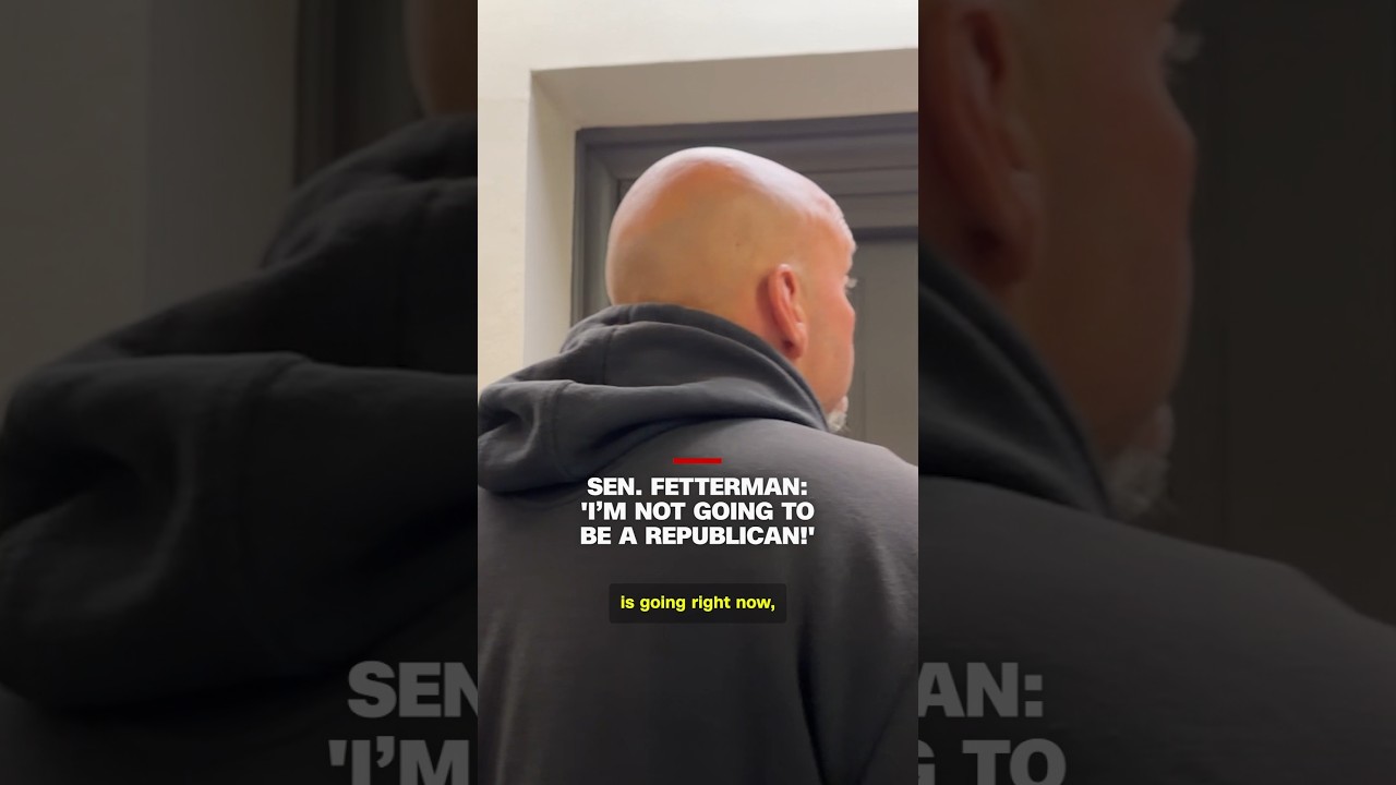 Sen. Fetterman: 'I&rsquo;m not going to be a Republican!'
