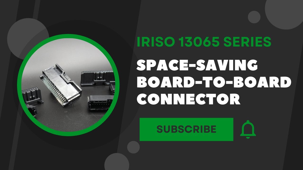Space-Saving Board-to-Board Connector (IRISO's 13065 Series)