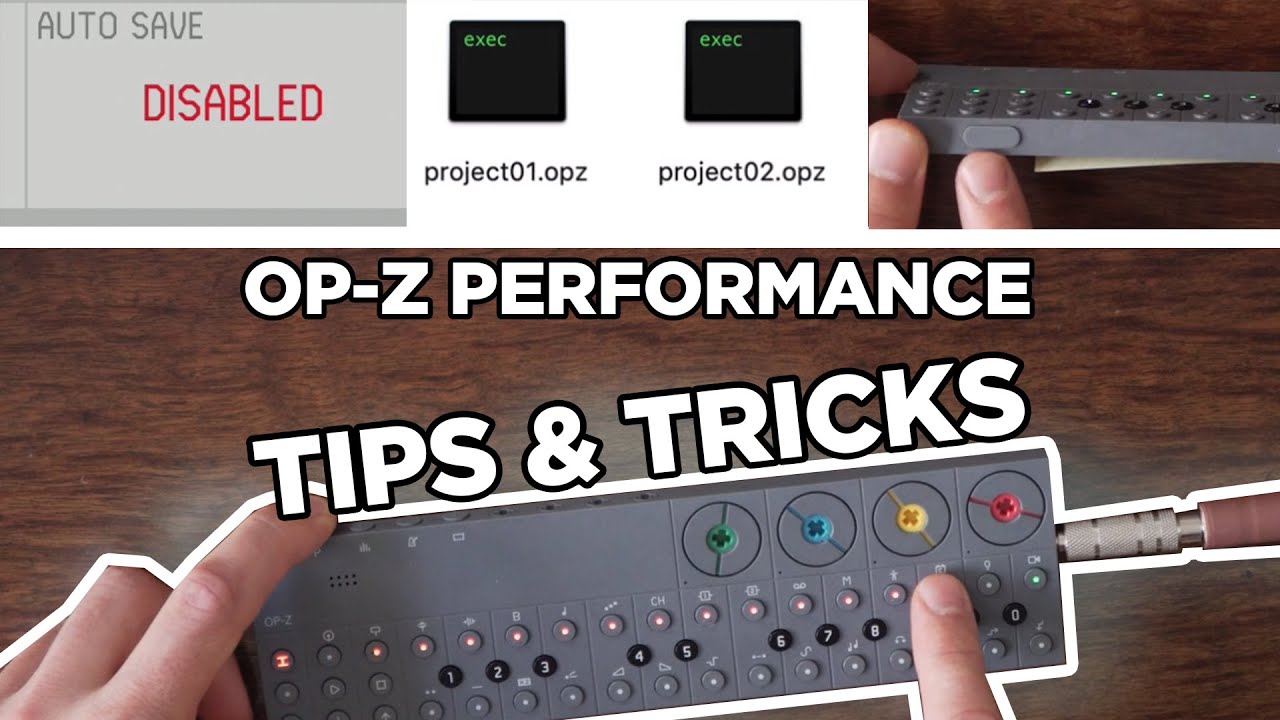 OP-Z Performance Tips and Tricks (COMPLETE)