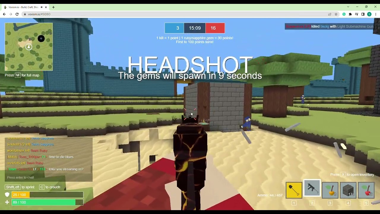 Voxiom.io Capture the gems part6
