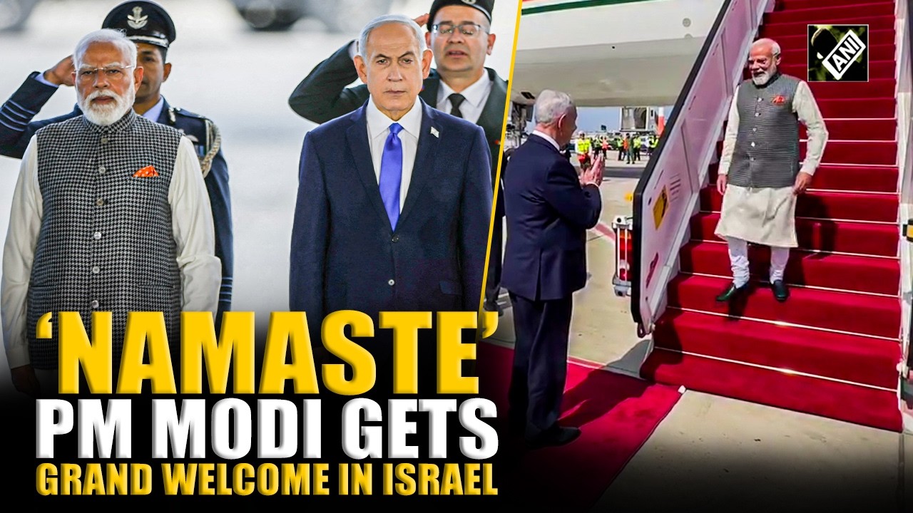 Watch: PM Modi gets grand welcome by ‘personal friend’ Netanyahu in Tel Aviv, Israel