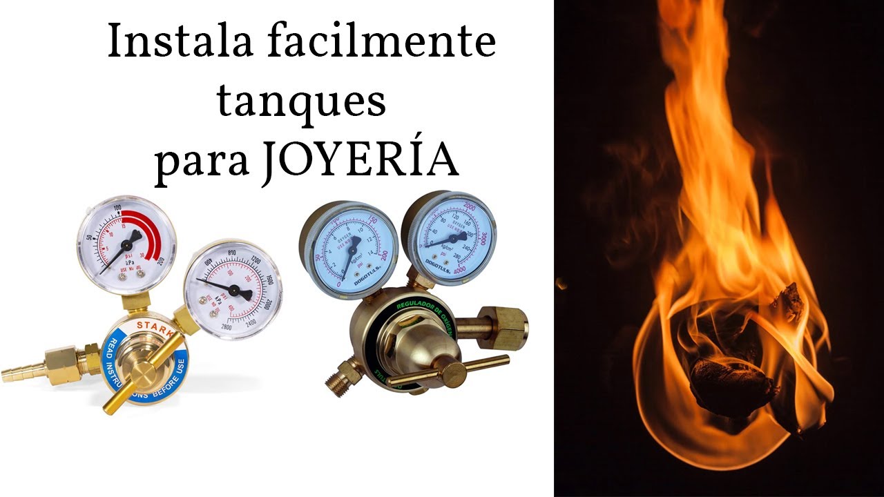 Como instalar mangueras de Oxigeno y Butano TALLER de Joyería