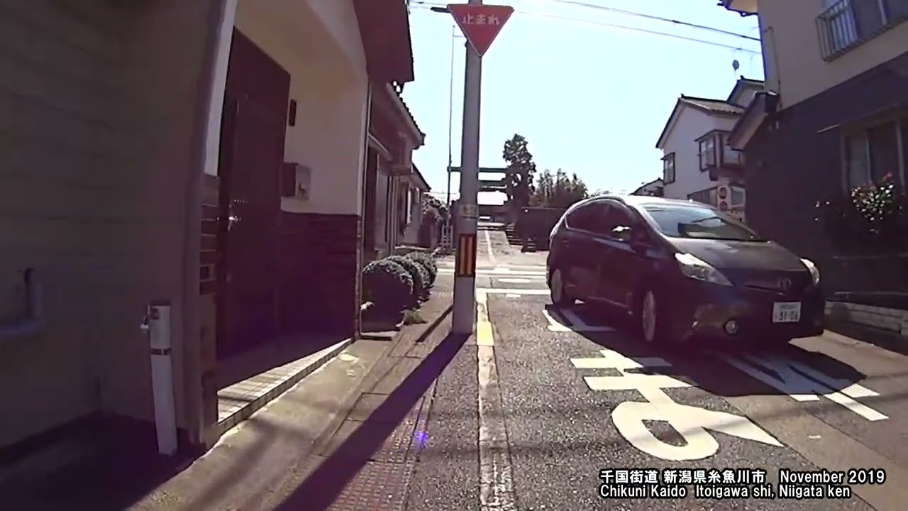 千国街道 塩の道歩き旅1「糸魚川市横町→大野」Chikuni Kaido・Shionomichi Travel on foot1 Yokomachi,Itoigawa→ Ono,Itoigawa