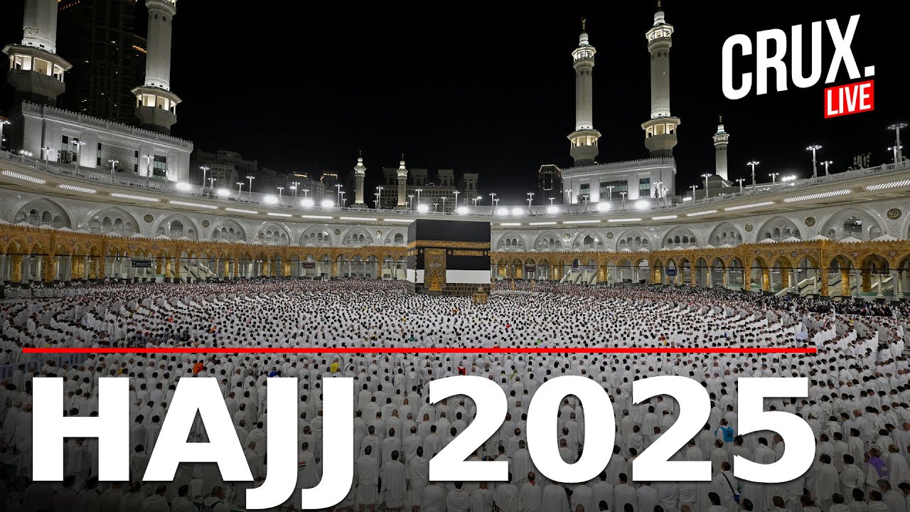 Hajj 2025 LIVE | Eid al Adha | Millions Of Pilgrims 'Stone The Devil' | Mecca | Grand Mosque | Saudi