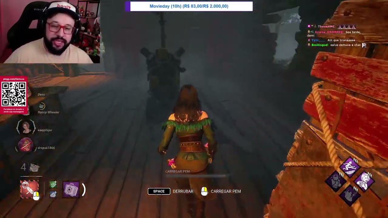 Demuxa jogando DEAD BY DAYLIGHT 