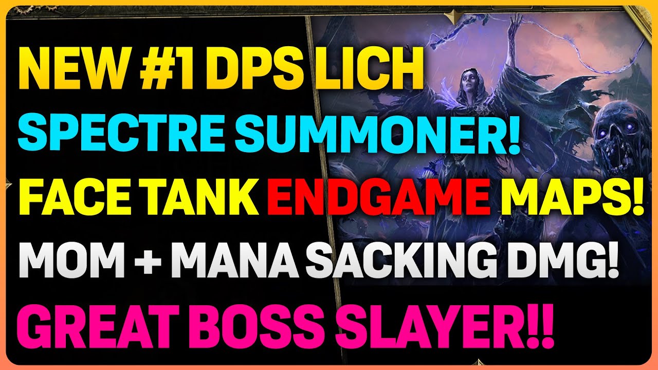 NEW Lich Spectre Summoner IS AMAZING!! MOM Tank + Mana DMG Scaling!