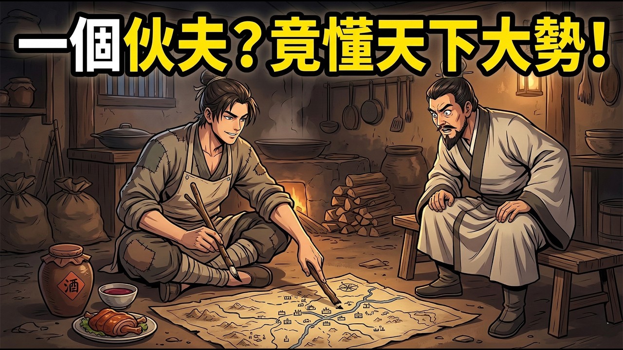 ✅️最狂三國穿越！去投奔劉備被嫌棄，他一氣之下跑去曹營當伙夫，隨手畫張地圖曹操看後當場跪求出山！#短劇
