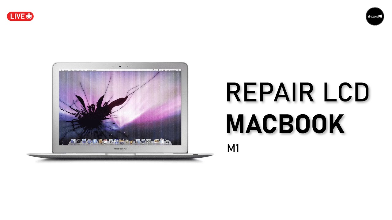 Ремонт ЖК-дисплея Macbook Pro M1 A2338 — в прямом эфире