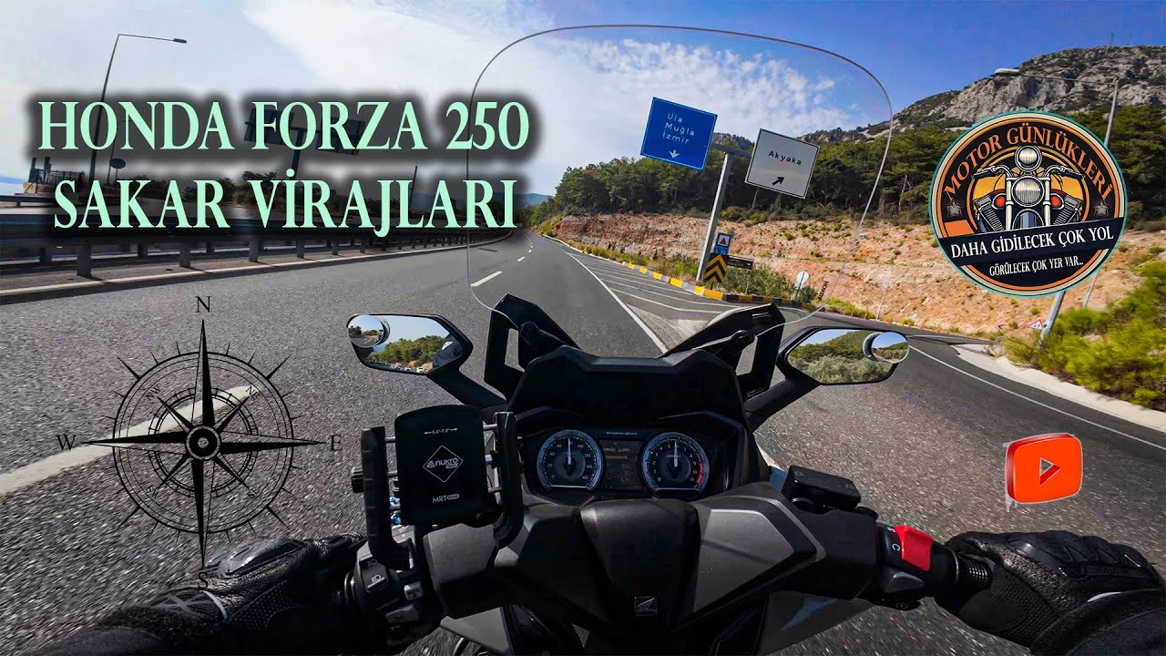 Sakar Virajları / Forza 250 ile Motosiklet'e Merhaba  / motosiklet / motovlog