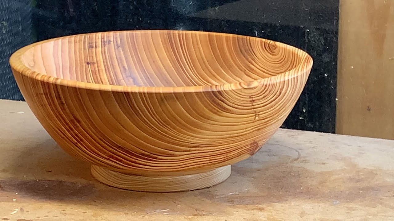 Richard Raffan turns two Himalayan cedar bowls. One survived.