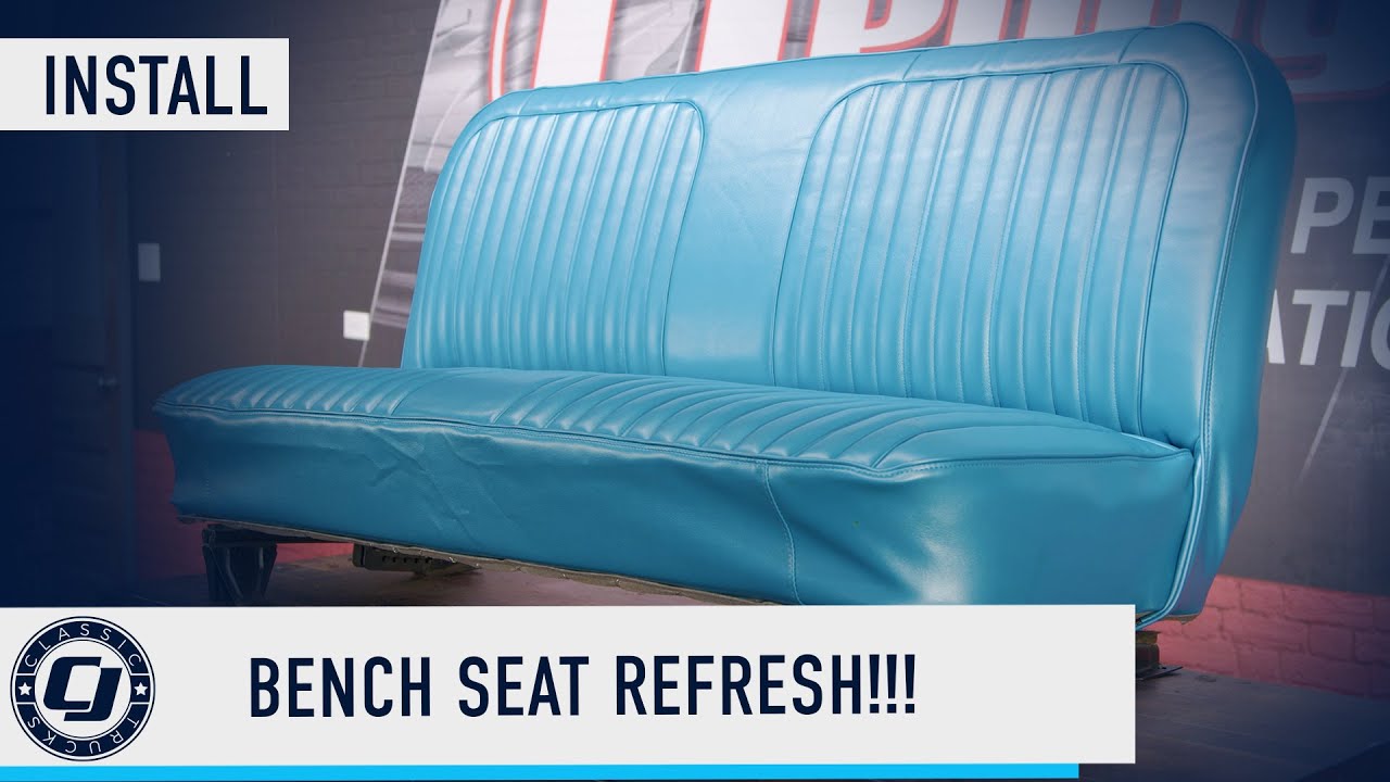 HOW TO REUPHOLSTER #CLASSIC TRUCK BENCH SEAT / 67-72 C10 Bench Seat Reupholster