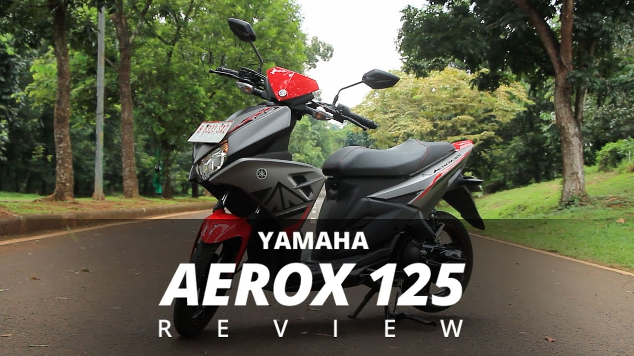 Yamaha Aerox 125LC 2016 Test Ride Review Indonesia - OtoRider (English Subtitled)