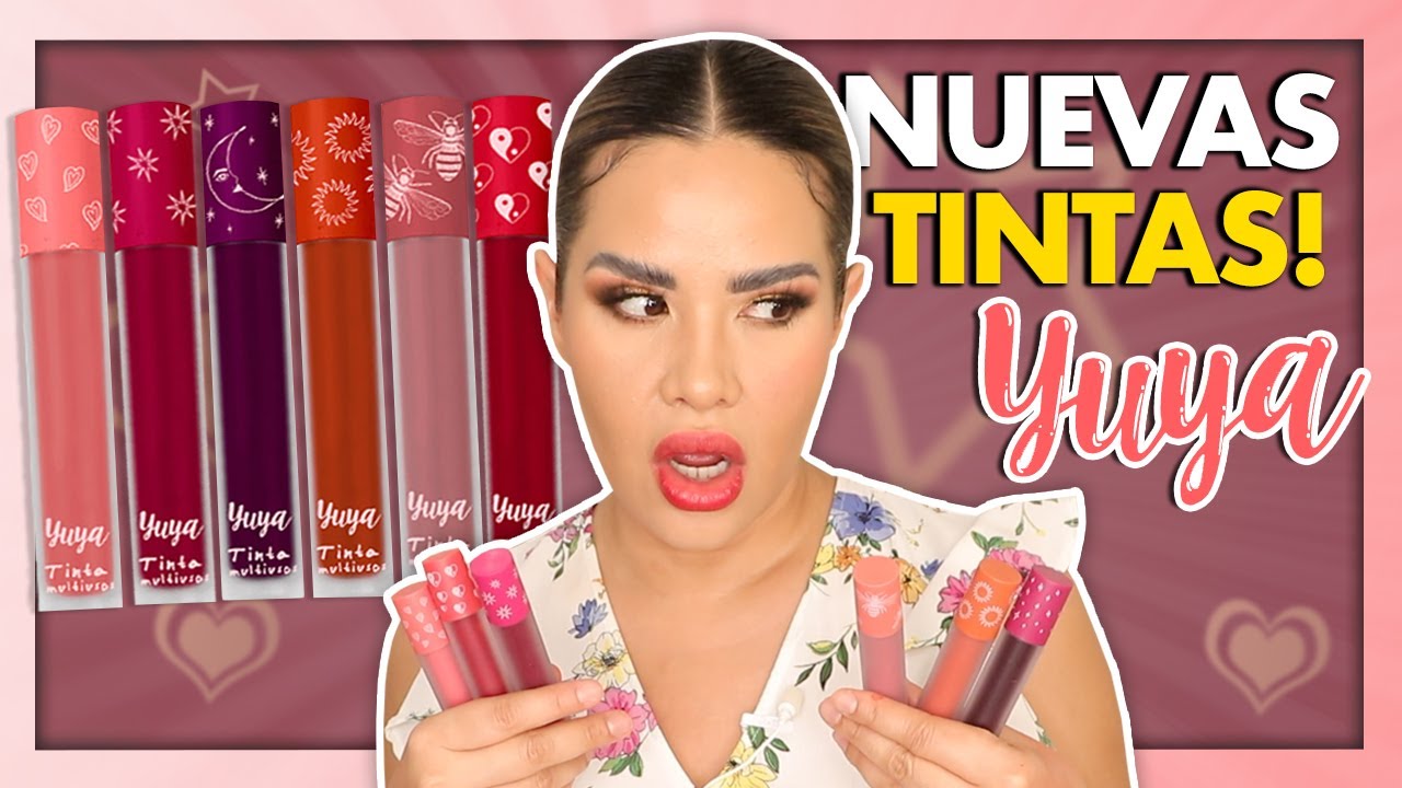 NUEVAS TINTAS YUYA ¿Realmente se ven lindos en labios y mejillas? Demo y Swatches | Mytzi Cervantes