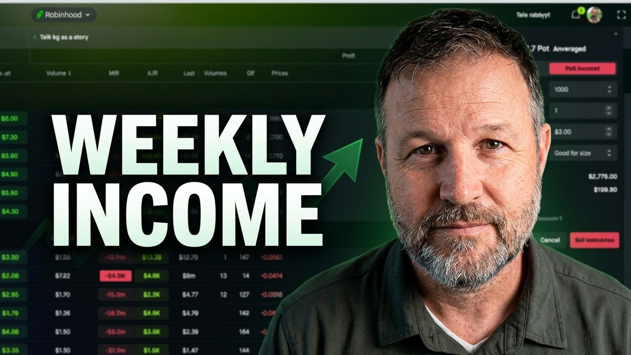 How I Make Weekly Income Selling Cash-Secured Puts (Full Tutorial with Live Examples)
