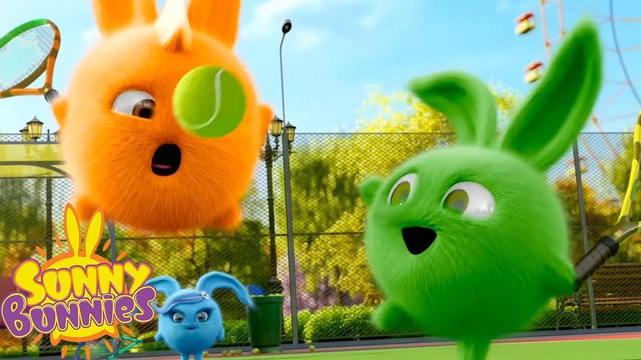 The Sunny Bunnies Play Tennis | Sunny Bunnies | Cartoons For Kids