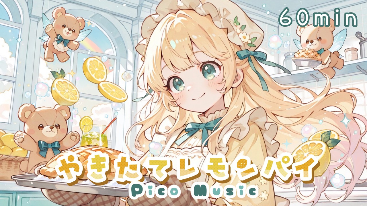 【フリーBGM】やきたてレモンパイ│Fresh-Baked Lemon Pie【Chill/かわいい/明るい/pop/作業用BGM】