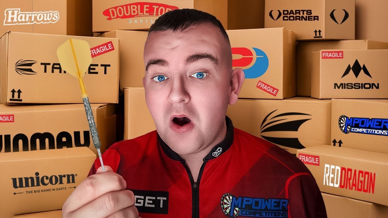 THE WORLDS BIGGEST DARTS UNBOXING