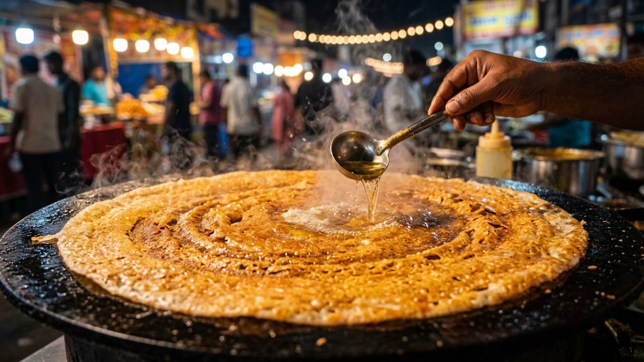 Indian Street Food ASMR | Sizzling & Crispy No Talking