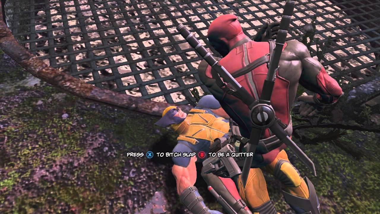 Deadpool The Game - Press X to Bitch Slap Wolverine