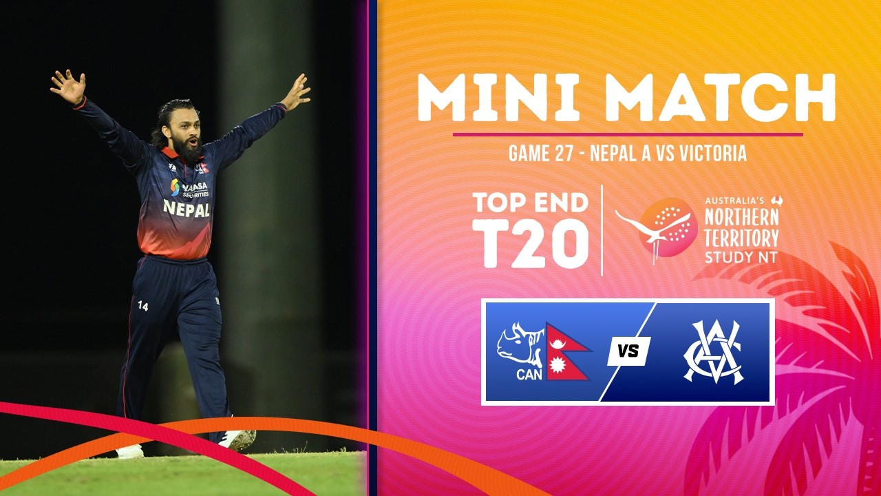 Матч 27, мини-игра | Непал А против Виктория Академи | Серия Study NT Top End T20 2026 года