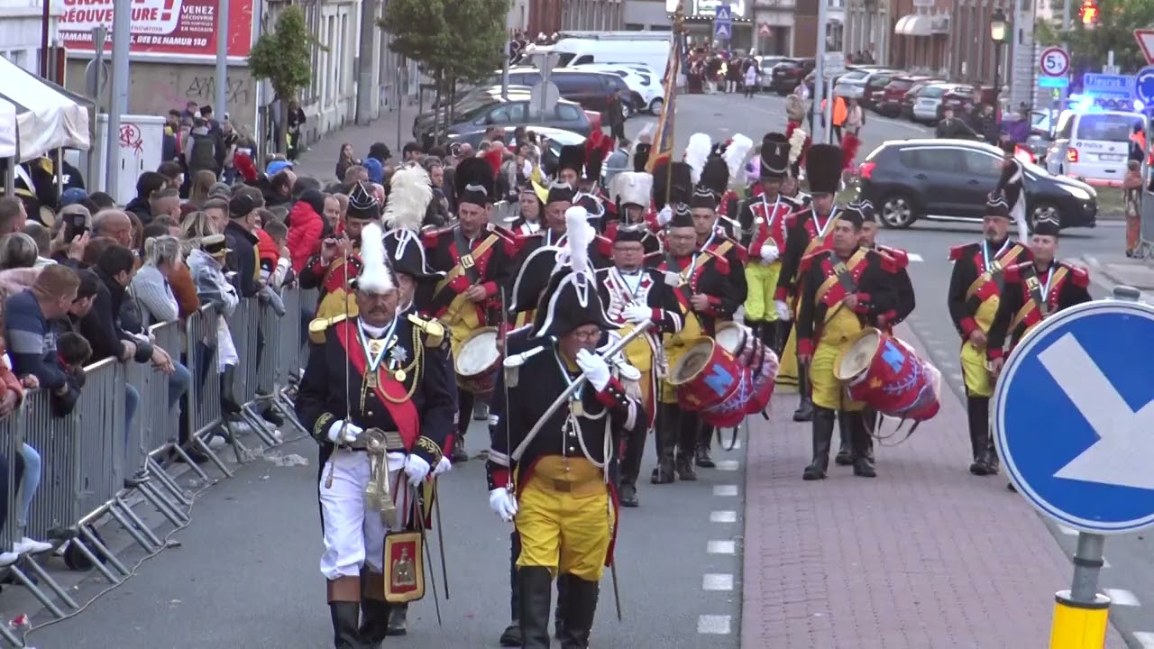 Marche Saint Roch Châtelet 2022 34 Rentrée de la compagnie des Gendarmes