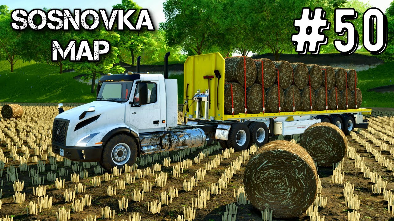 Farming Simulator 25 Карта Сосновка Таймлапс Эпизод #50 Мегаферма fs25 геймплей