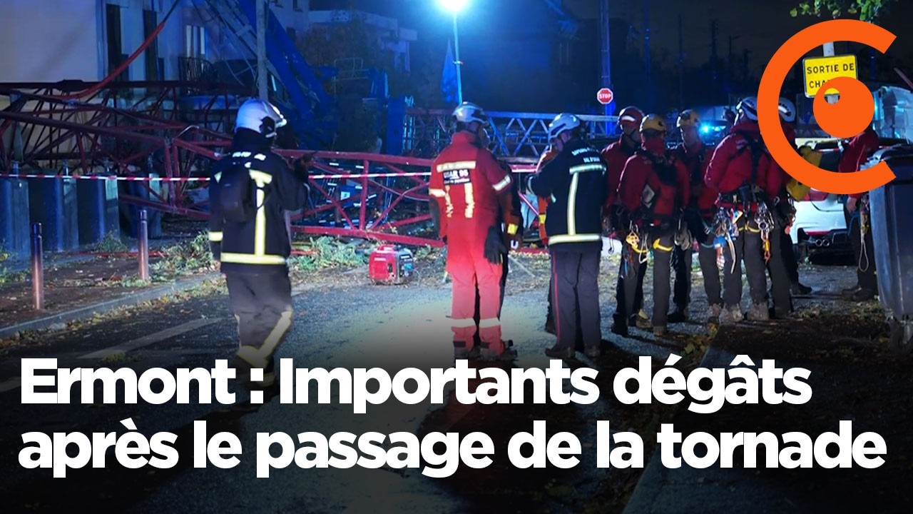Tornade : 1 mort et 4 bless&eacute;s graves &agrave; Ermont dans le Val-d&rsquo;Oise suite &agrave; la catastrophe naturelle