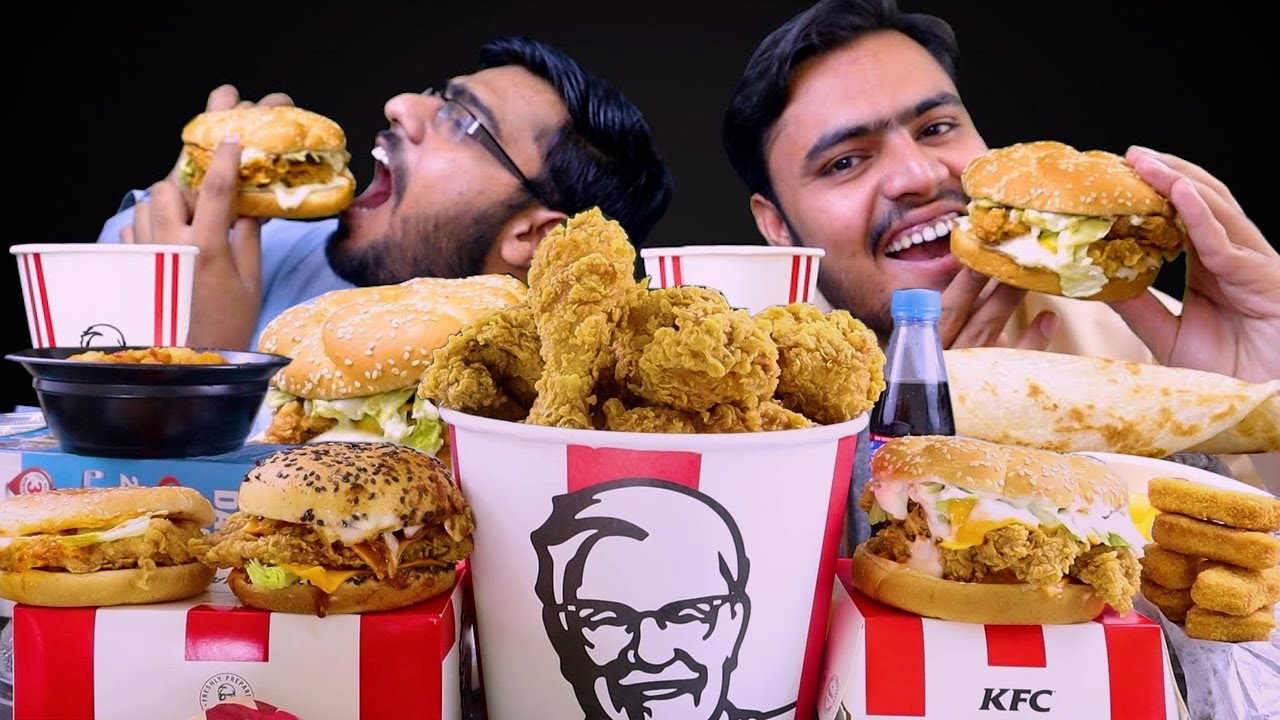KFC - Fried Chicken value Bucket, KFC Mighty zinger, Kentucky Burger, Spice N Rice, Fries Bucket