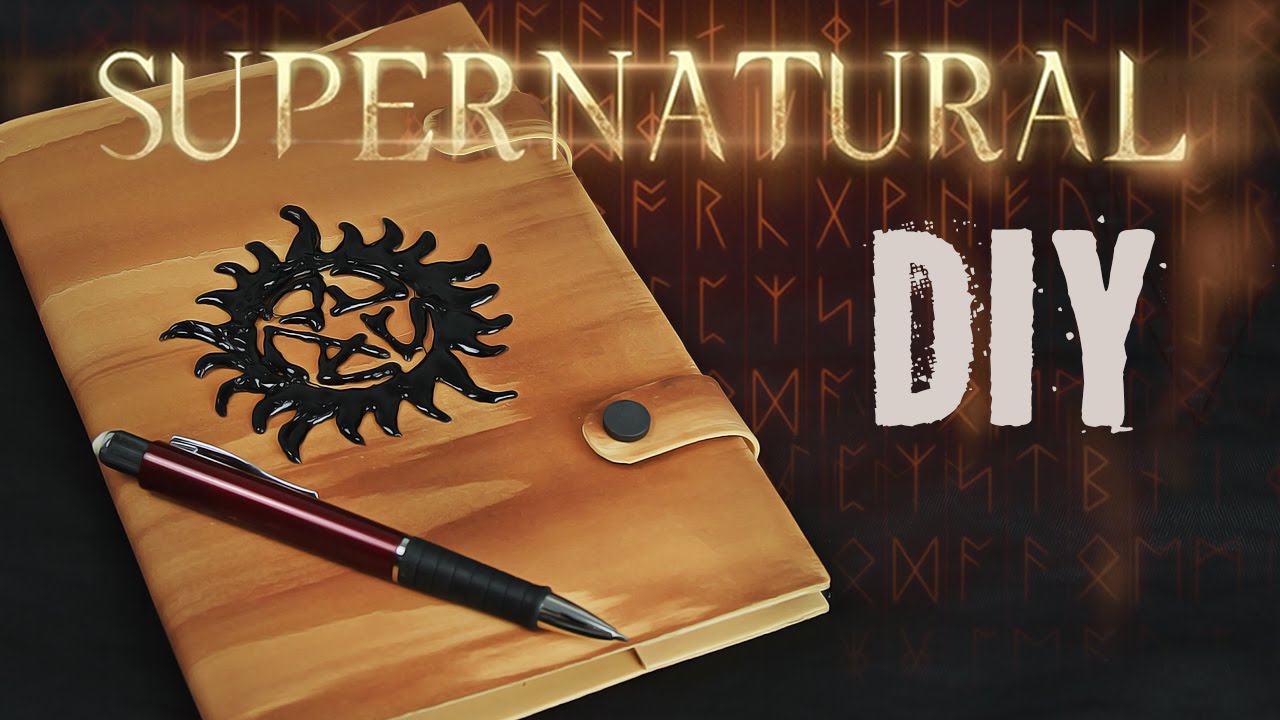 Faça o Diário Winchester com o SíMBOLO em RELEVO | DIY GEEK