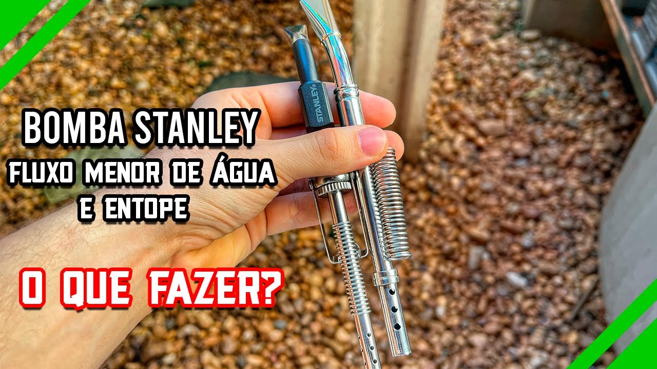 Bomba Stanley entupindo, o que fazer?
