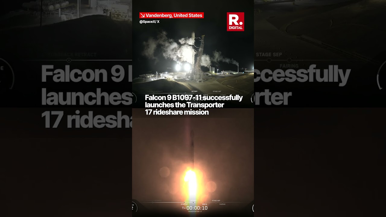 SpaceX Falcon 9 Launches Transporter 17 Rideshare Mission from Vandenberg