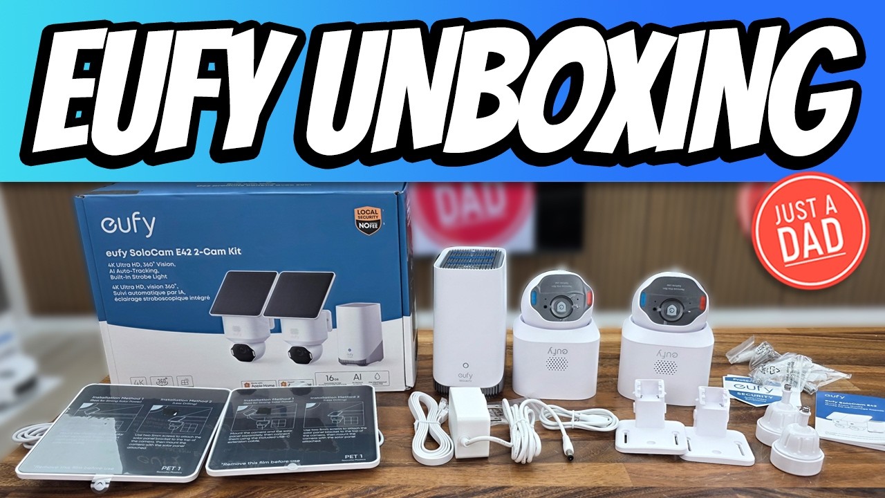 Eufy Security Solocam E42 Kit Unboxing - I Really Like Eufy Cameras!