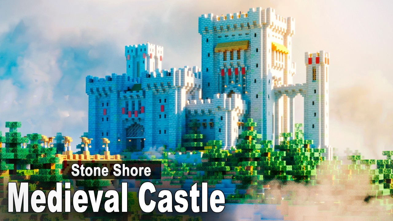 Minecraft: How to build a Medieval Castle | Tutorial Part.2