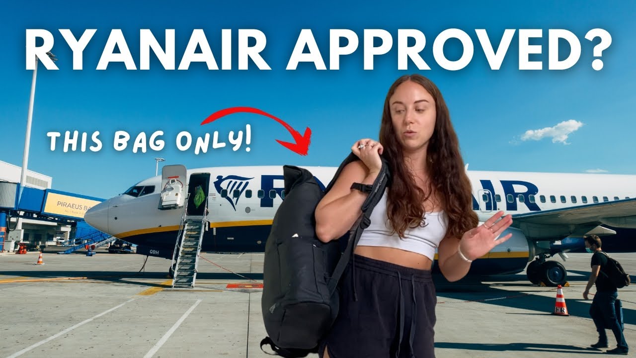 RYANAIR | Packing a Personal Item ONLY 🎒for 10 days in Greece!