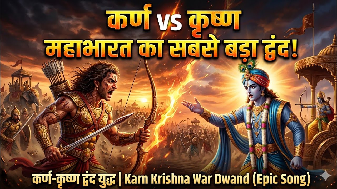 Karn and krishna nobody knows , beautiful song , first time on youtube, 
