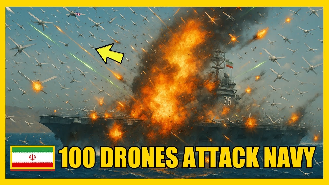 Iran Fires 43 Missiles and 100 Drones at US Navy &mdash; Red Sea War 2025