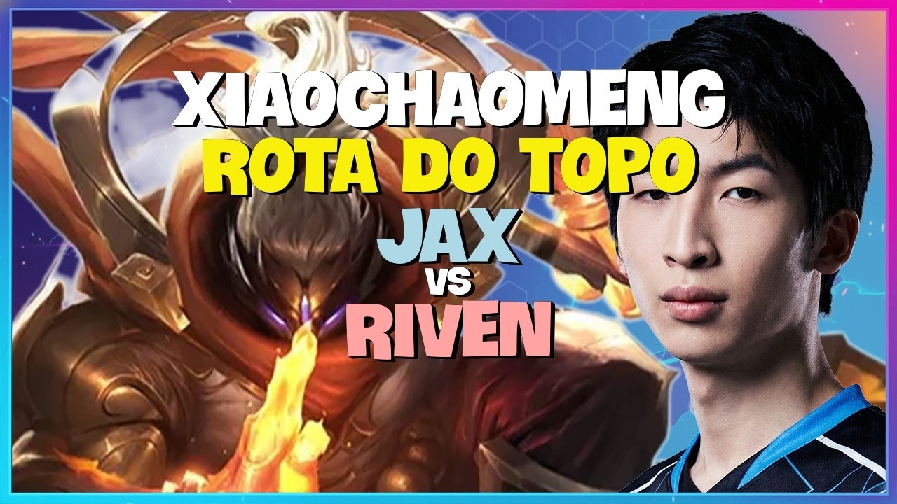 XiaoChaoMeng Jax : Ele está MASSACRANDO a Riven com esse COMBO LIMPO no Super Server