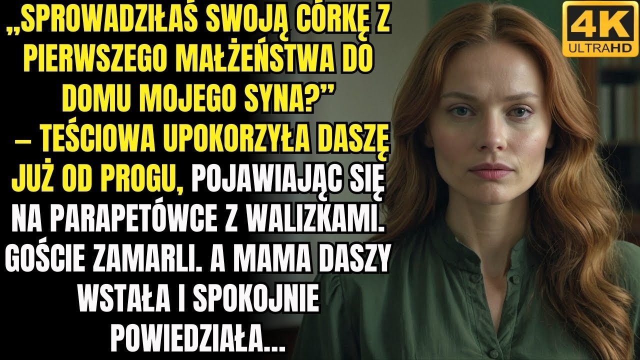 „Przywlokłaś swoją córkę z pierwszego małżeństwa do domu mojego syna ” – teściowa upokorzyła Daszę