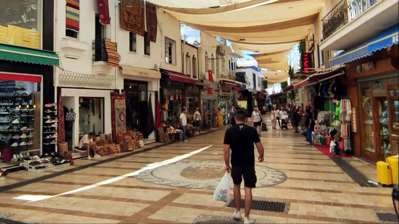 Bodrum Bazaar (&Ccedil;arşı), Turkey - Walking Tour