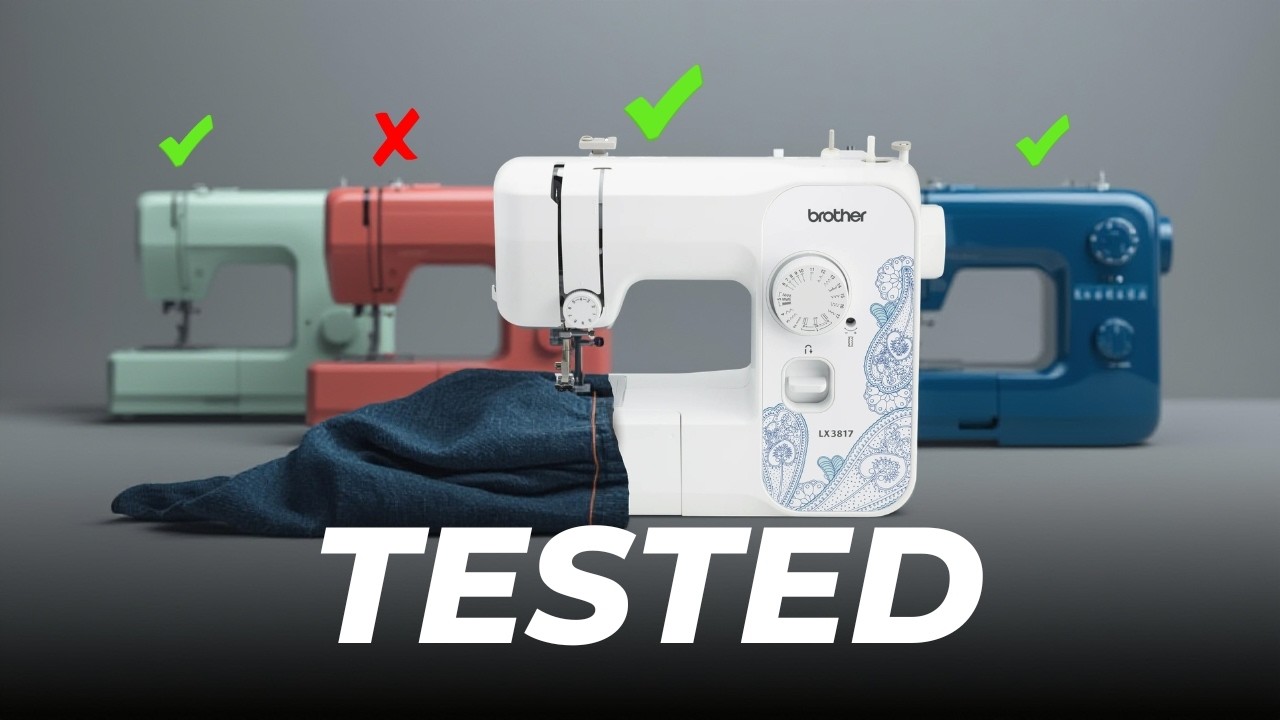 Best Sewing Machine for Beginners Under $100 | 8 layer denim test!