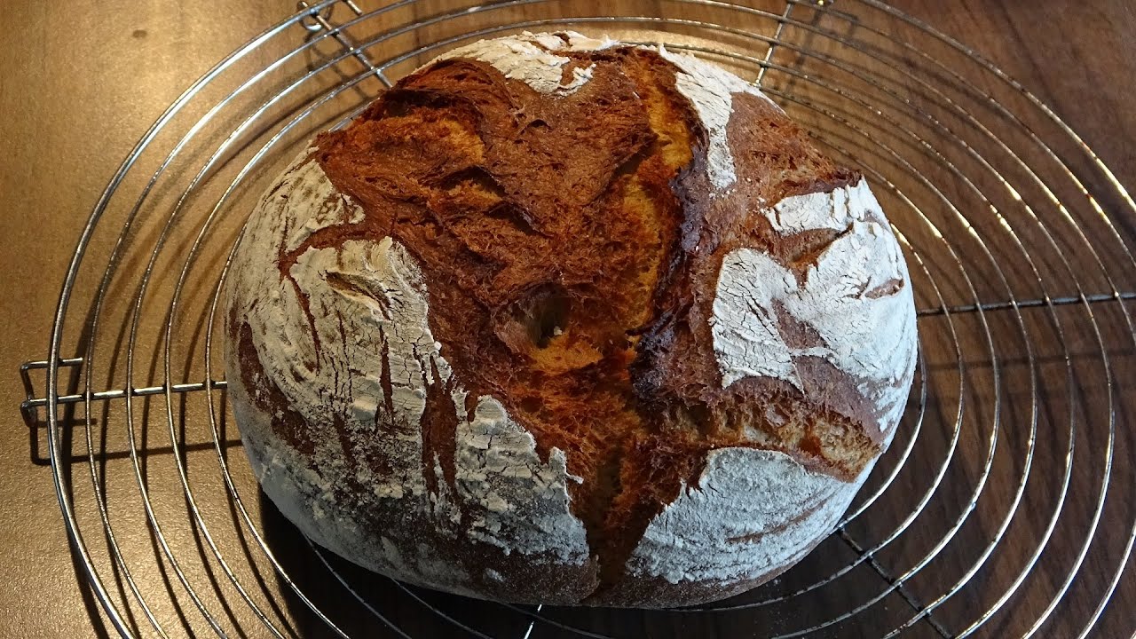 Kleines Bauernkrustenbrot - Ist es das neue friss dich dumm-Brot? Aus dem Monsieur Cuisine Connect